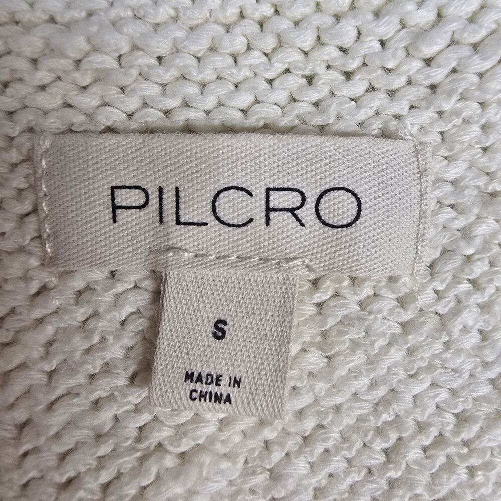 NWT Anthropologie Pilcro Fish Icon Zip-Up Sweater. Size S. Retails $228 - Picture 7 of 10